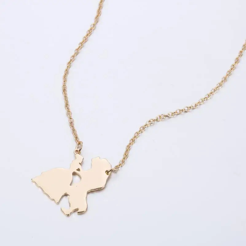 Colar Amor Eterno - Pingente Minimalista Banhado a Ouro