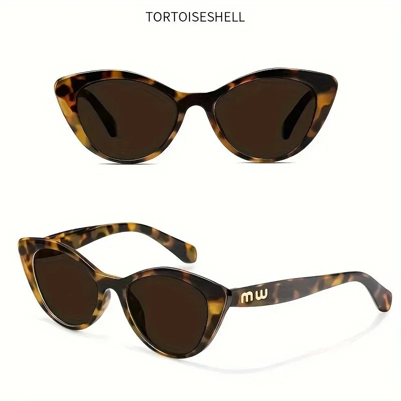 Óculos de Sol Cat-Eye Helena - Design Oversized Vintage com Proteção UV400