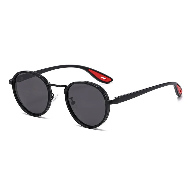 Óculos de Sol Round Rebel - Estilo Retro Urbano com Proteção UV400