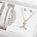 Conjunto Riviera Premium Prata 925 - Colar, Brincos e Pulseira