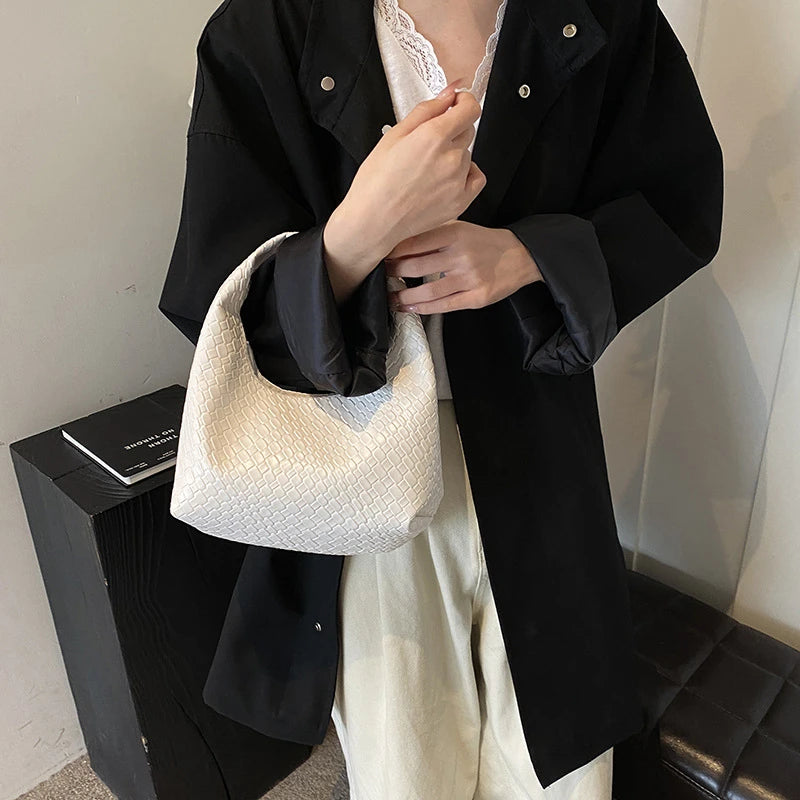 Mala Tote Suede Cord - Alças Duplas em Corda de Grife com Acabamento Aveludado