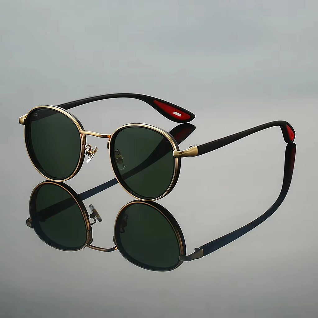 Óculos de Sol Round Rebel - Estilo Retro Urbano com Proteção UV400
