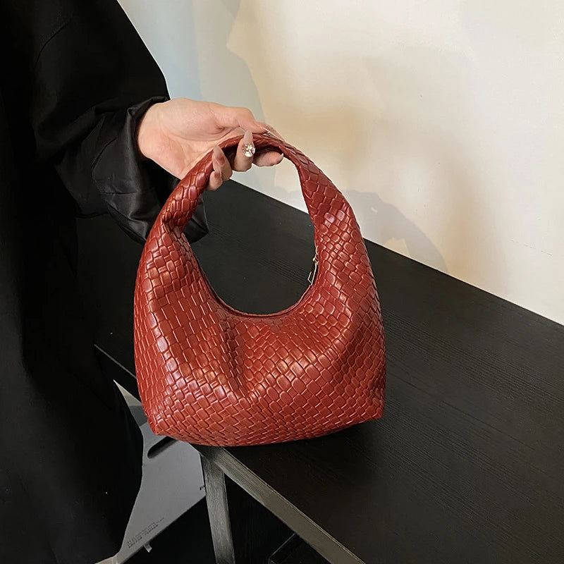 Mala Tote Suede Cord - Alças Duplas em Corda de Grife com Acabamento Aveludado
