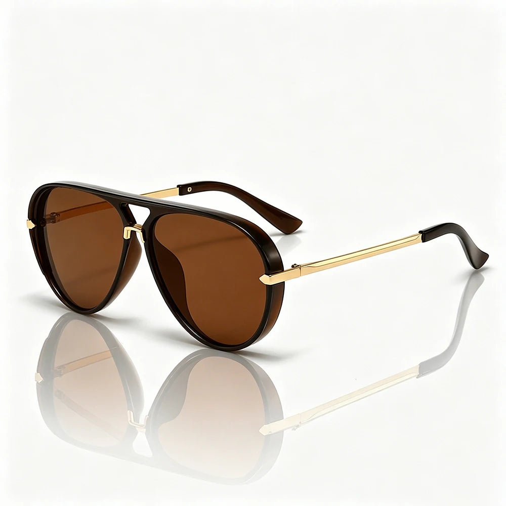 Óculos de Sol Pilot Heritage - Design Clássico Aviador com Proteção UV400