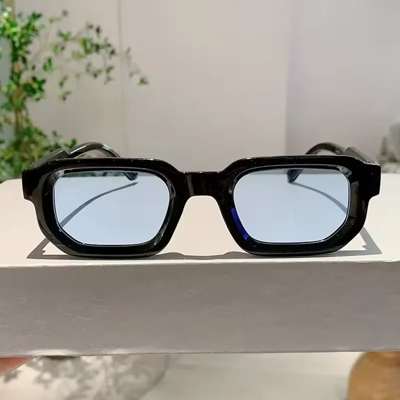 Óculos de Sol Retro Rectangle - Silhueta Unissex com Proteção UV400