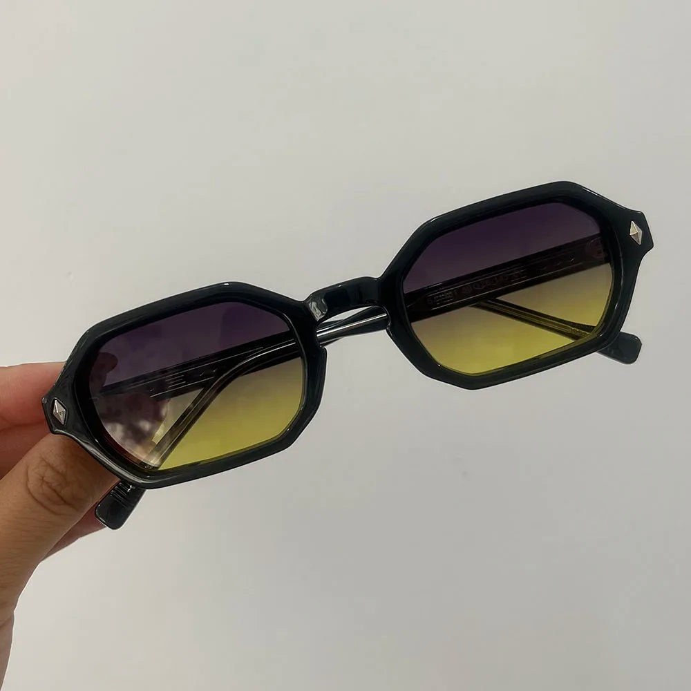 Óculos de Sol Round Metal - Traço Metálico Fino com Proteção UV400
