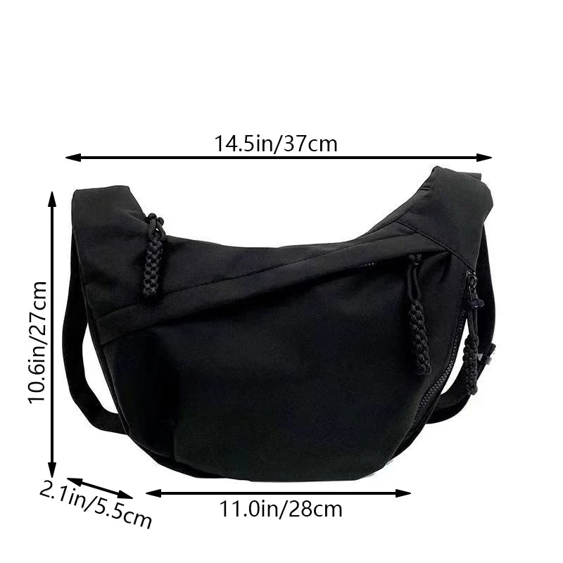 Mala Transversal Nylon Urban - Tecido Técnico Impermeável com Alça Confort Adjustable