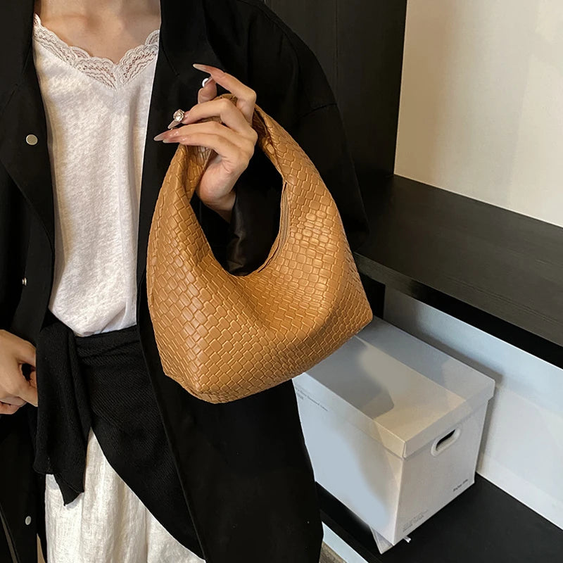 Mala Tote Suede Cord - Alças Duplas em Corda de Grife com Acabamento Aveludado