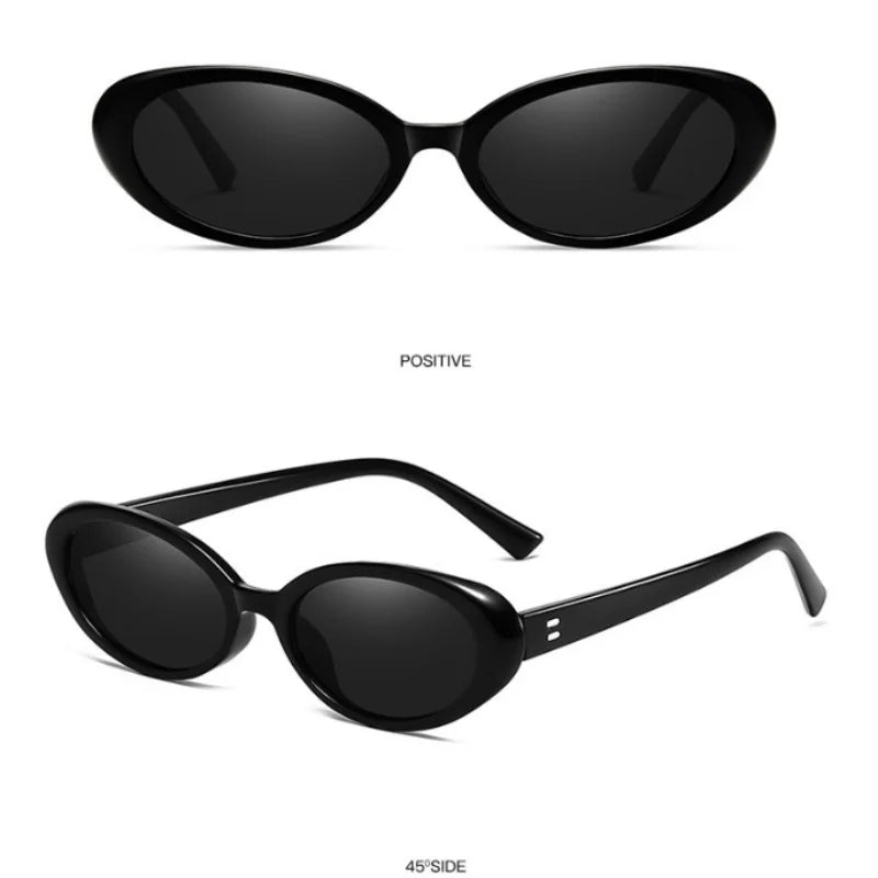 Óculos de Sol Oval Celine - Silhueta Compacta Retro com Proteção UV400
