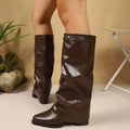 Bota Cano Alto Snowy Deluxe - Design Dobrável com Solado Confort Antiderrapante