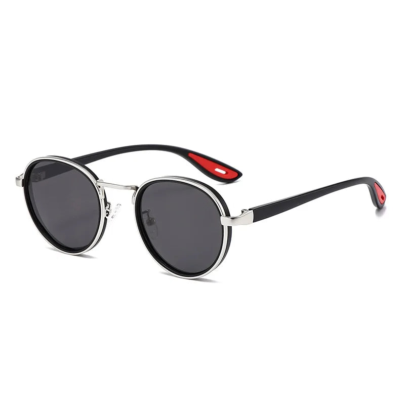 Óculos de Sol Round Rebel - Estilo Retro Urbano com Proteção UV400