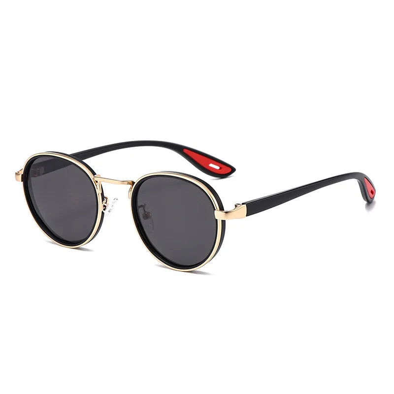 Óculos de Sol Round Rebel - Estilo Retro Urbano com Proteção UV400