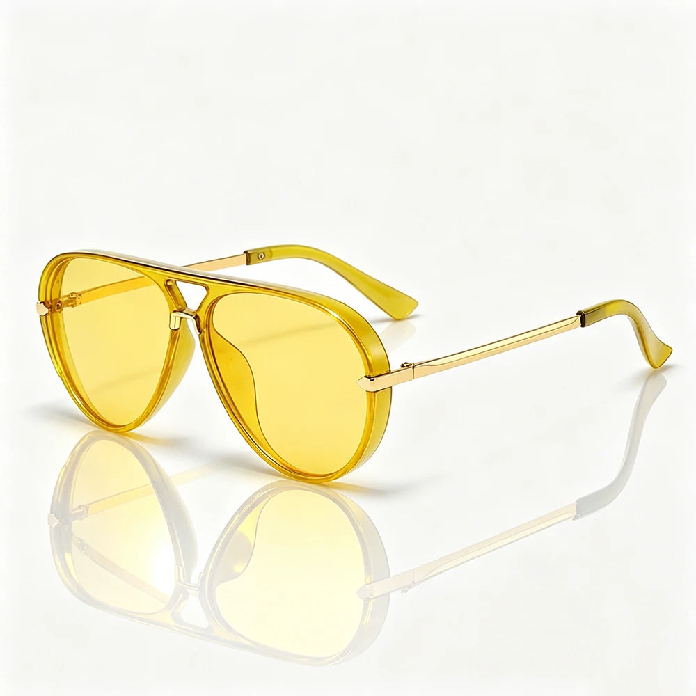 Óculos de Sol Pilot Heritage - Design Clássico Aviador com Proteção UV400