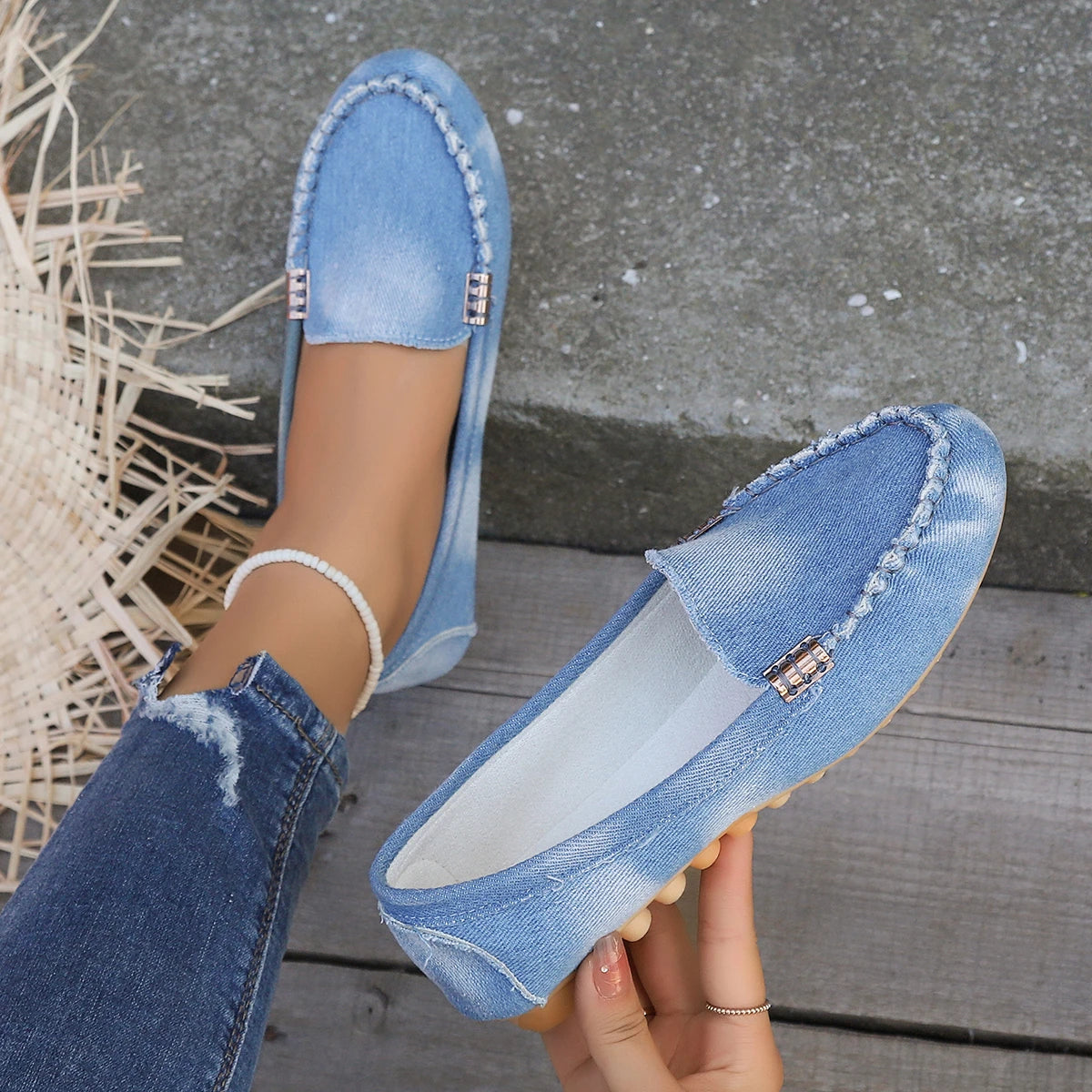 Sapato Slip On Riviera Loafer - Tecido Respirável Flex com Ajuste Elástico