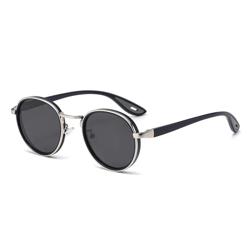 Óculos de Sol Round Rebel - Estilo Retro Urbano com Proteção UV400