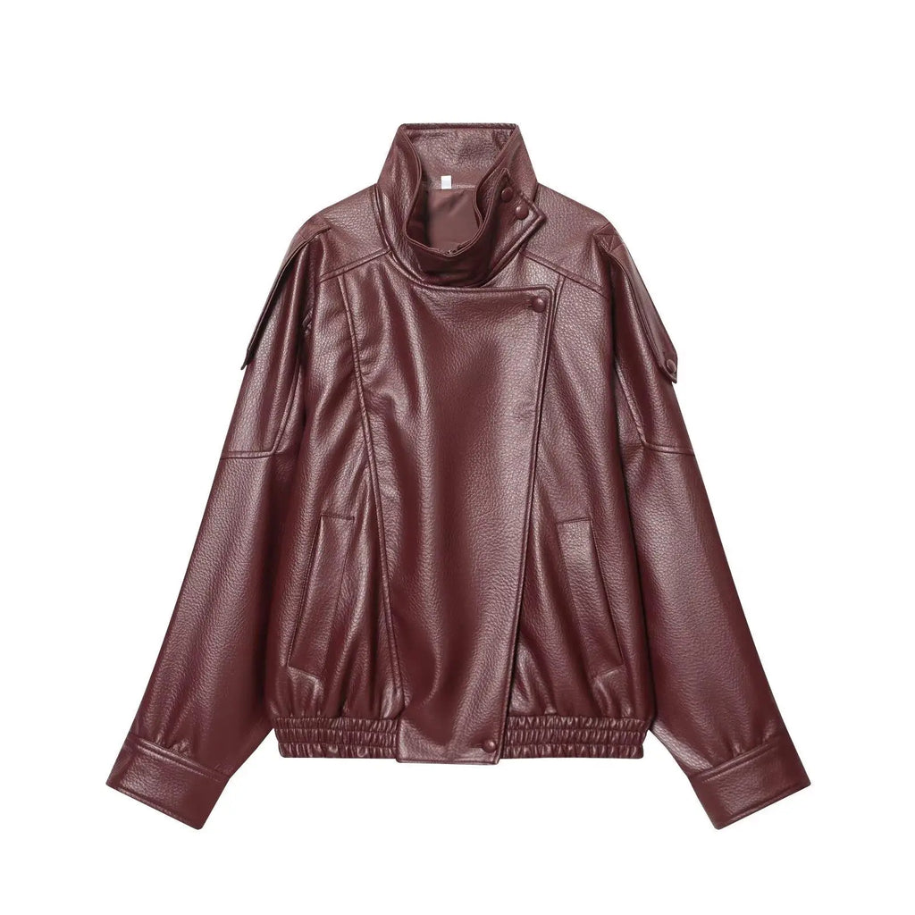 Jaqueta Aviador Urban Oversized - Modelagem Comfort em Cabedal Premium Soft