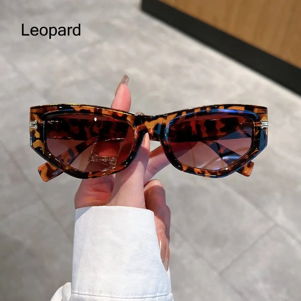 Óculos de Sol Cat-Eye Amber - Design Vintage com Proteção UV400