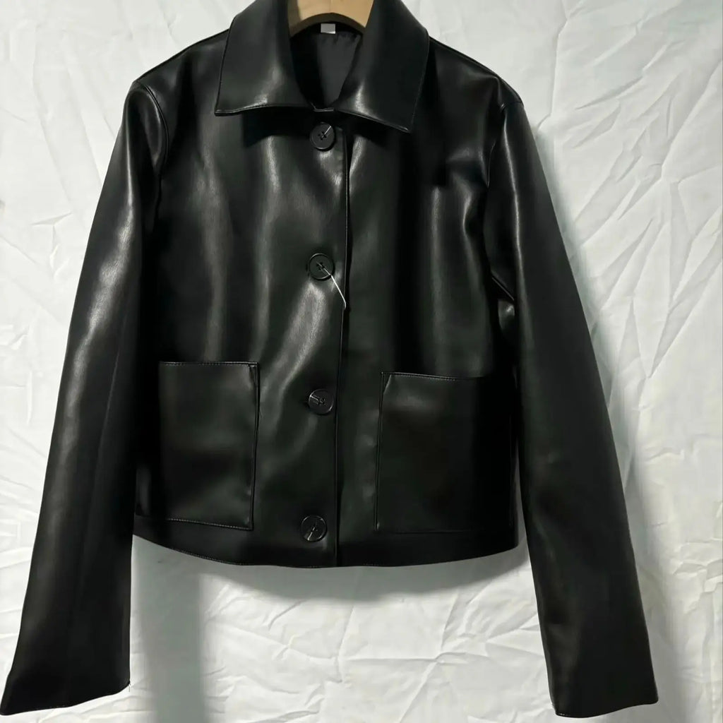 Jaqueta Aviador Loose Street - Modelagem Comfort em Cabedal Texturizado