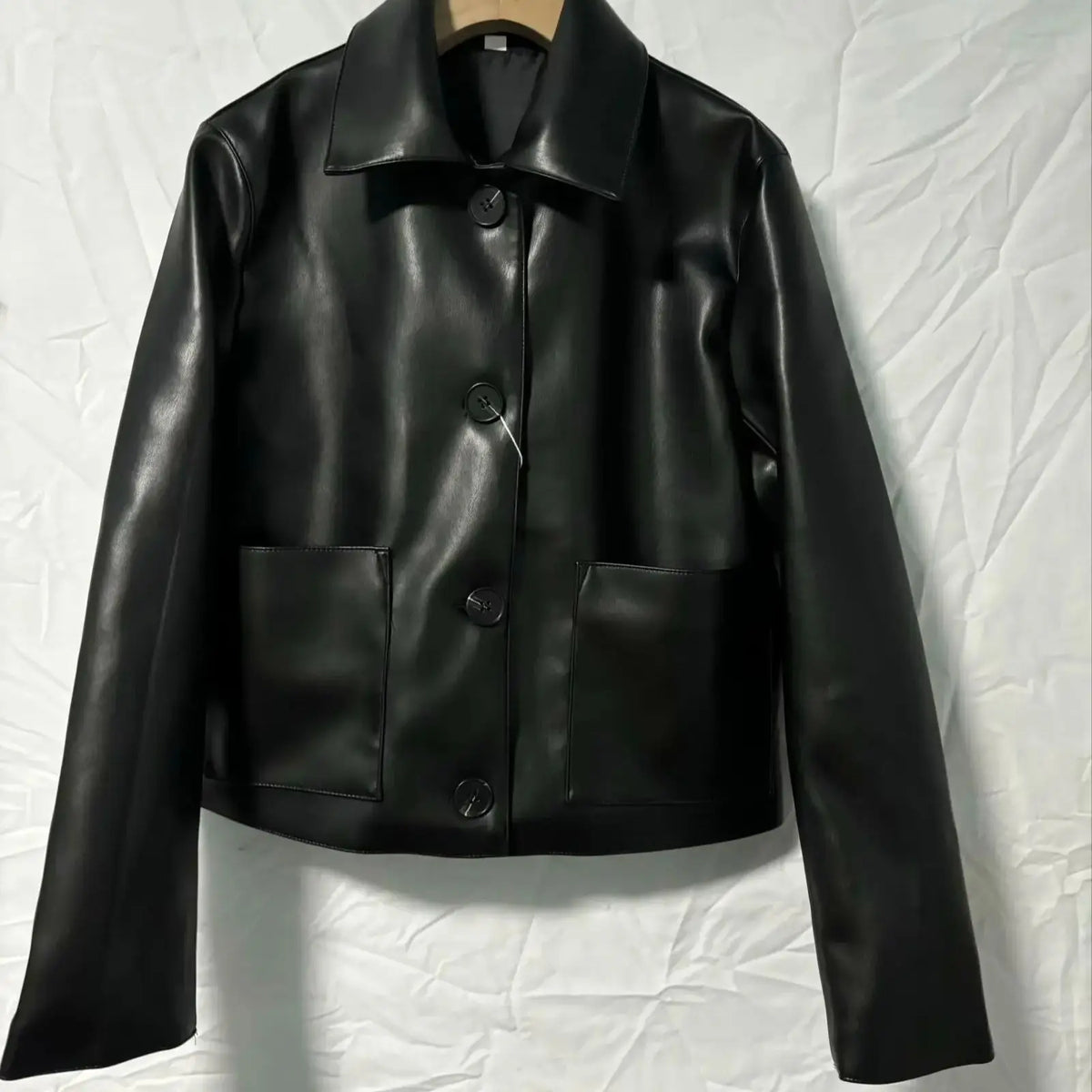 Jaqueta Aviador Loose Street - Modelagem Comfort em Cabedal Texturizado