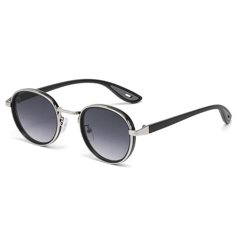 Óculos de Sol Round Rebel - Estilo Retro Urbano com Proteção UV400