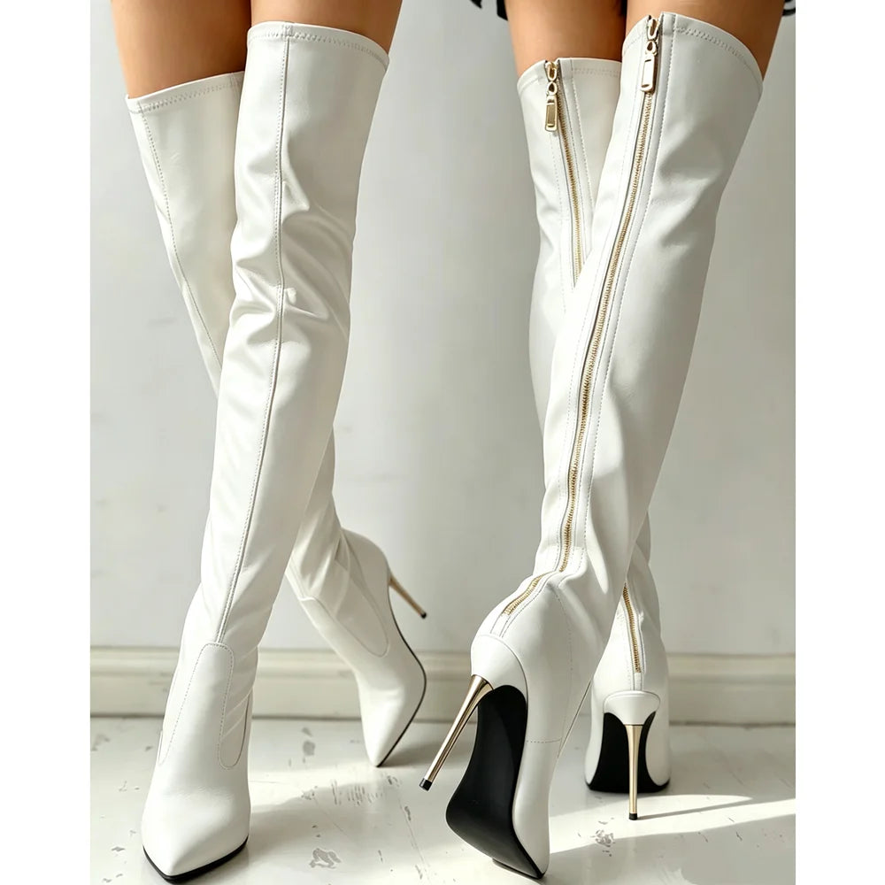 Bota Over-the-Knee Obsession - Silhueta Ultra High com Salto Agulha 11,5cm