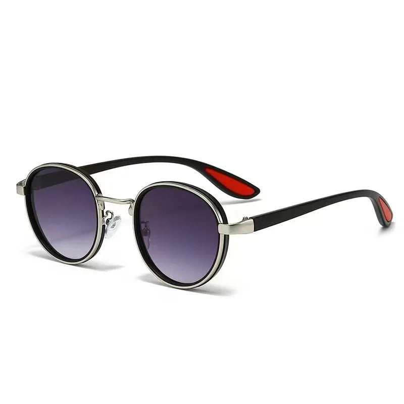 Óculos de Sol Round Rebel - Estilo Retro Urbano com Proteção UV400