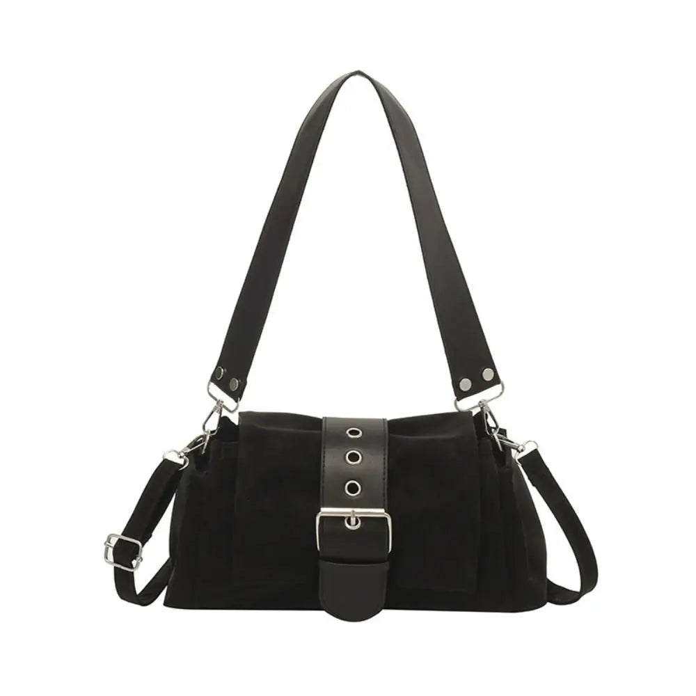 Mala Tote Suede Rectangular - Silhueta Estruturada de Grande Capacidade em Camurça Matte