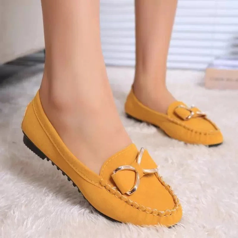 Mocassim Flat Butterfly - Silhueta Casual Comfort com Laço Gravata de Grife