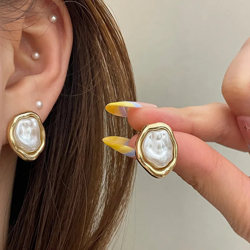 Brincos de Argola Dupla Urban Chic - Aço Inoxidável Premium Espelhado