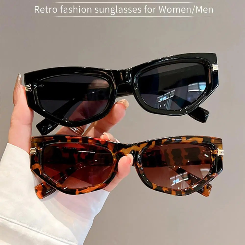 Óculos de Sol Metallic Rhombus - Design Geométrico de Luxo com Proteção UV400