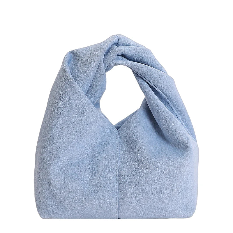 Mala Underarm Suede Petit - Silhueta Slouchy Compacta em Camurça Aveludada