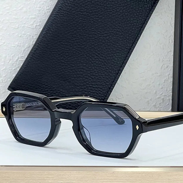 Óculos de Sol Round Metal - Traço Metálico Fino com Proteção UV400