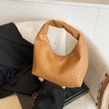 Mala Tote Suede Cord - Alças Duplas em Corda de Grife com Acabamento Aveludado