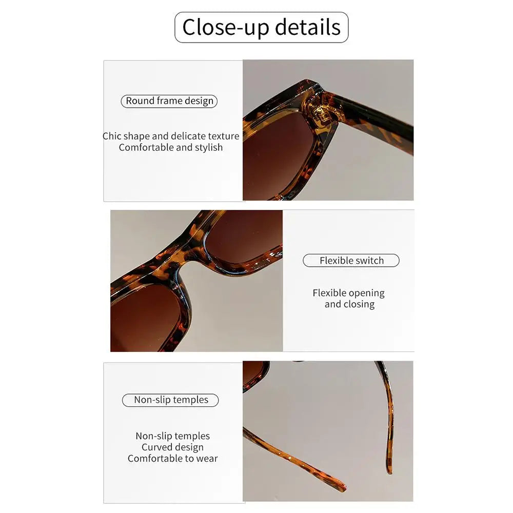 Óculos de Sol Cat-Eye Íris - Design Geométrico Irregular com Lentes em Degradê