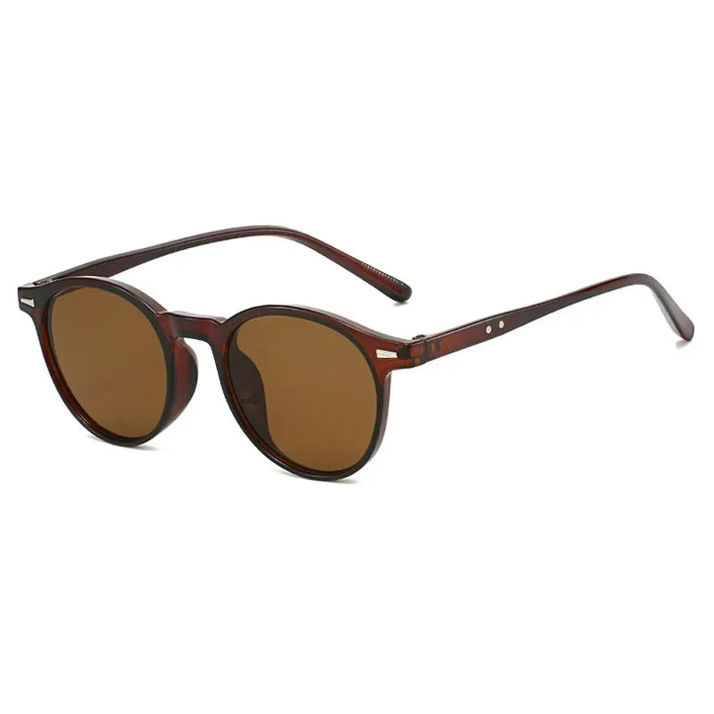 Óculos de Sol Round Rebel - Estilo Retro Urbano com Proteção UV400