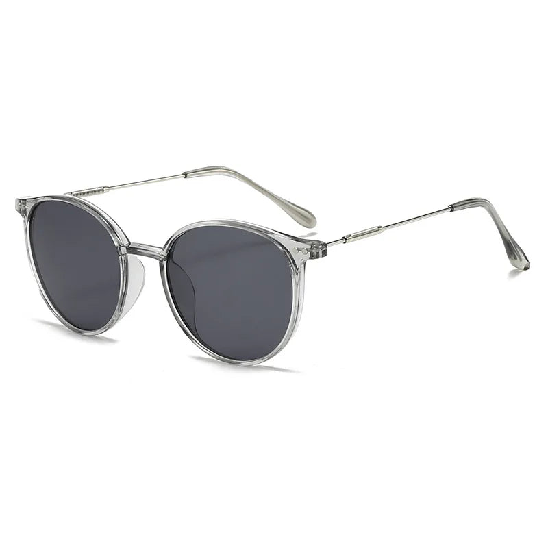Óculos de Sol Round Saint-Tropez - Design Retro de Luxo com Proteção UV400