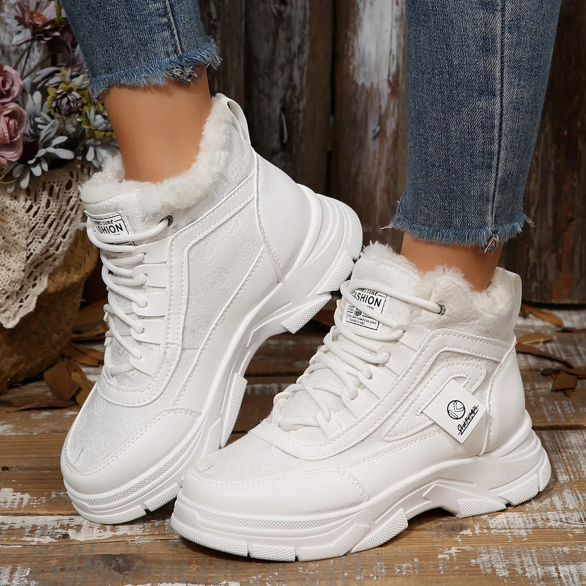 Bota Ankle Cozy Warm - Conforto Térmico com Forro em Plush Premium
