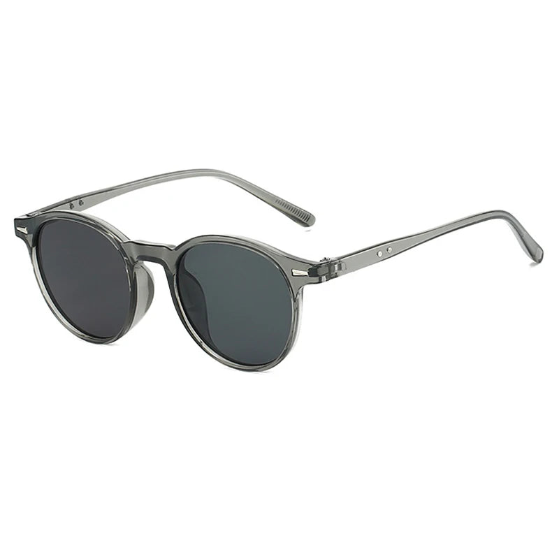 Óculos de Sol Round Rebel - Estilo Retro Urbano com Proteção UV400