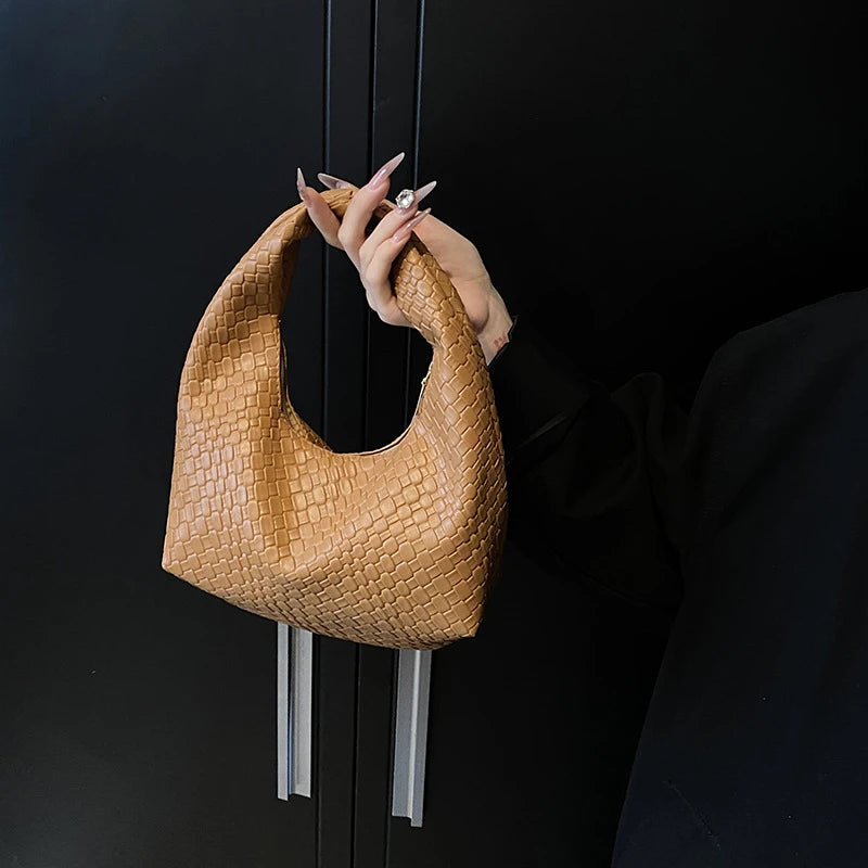 Mala Tote Suede Cord - Alças Duplas em Corda de Grife com Acabamento Aveludado