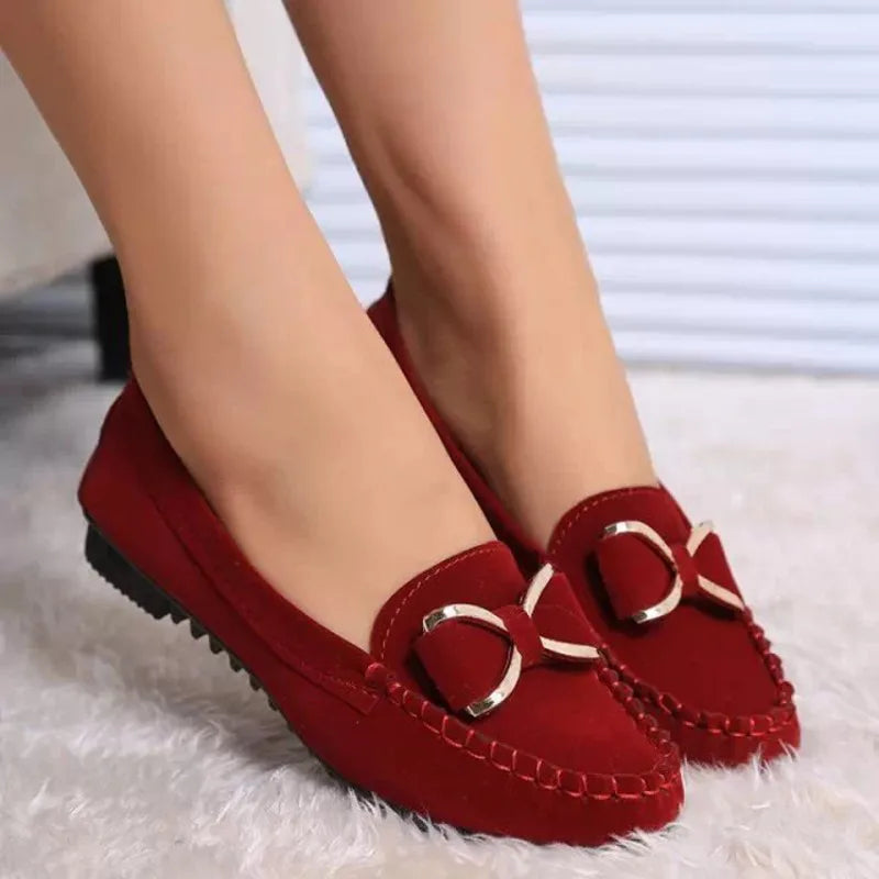 Mocassim Flat Butterfly - Silhueta Casual Comfort com Laço Gravata de Grife