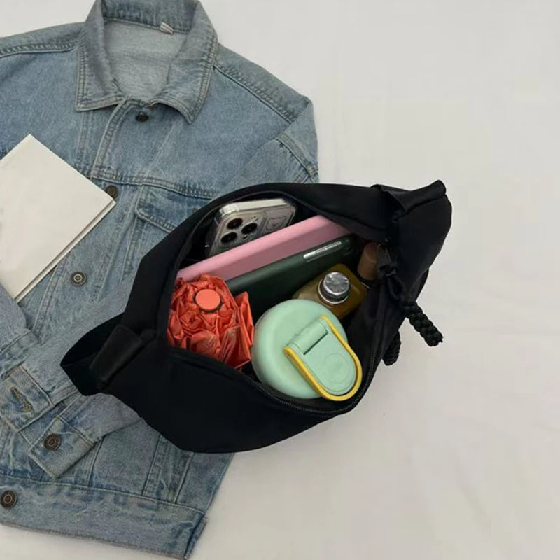 Mala Transversal Nylon Urban - Tecido Técnico Impermeável com Alça Confort Adjustable