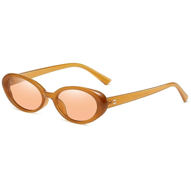Óculos de Sol Oval Celine - Silhueta Compacta Retro com Proteção UV400