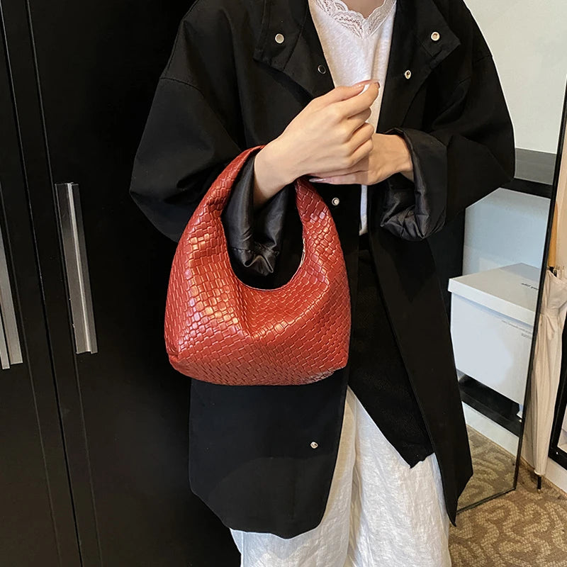 Mala Tote Suede Cord - Alças Duplas em Corda de Grife com Acabamento Aveludado