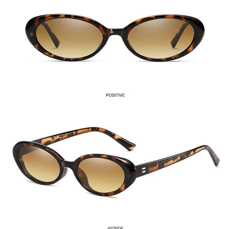 Óculos de Sol Oval Celine - Silhueta Compacta Retro com Proteção UV400