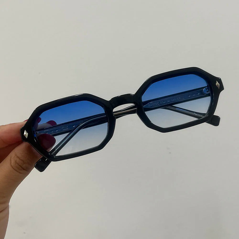 Óculos de Sol Round Metal - Traço Metálico Fino com Proteção UV400