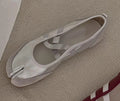 Black Silver Red Ballet Flats Trainers Women Split Toe Ballerina Tabi Walking Sneakers Woman Mary Jane Shoes Footwear Summer